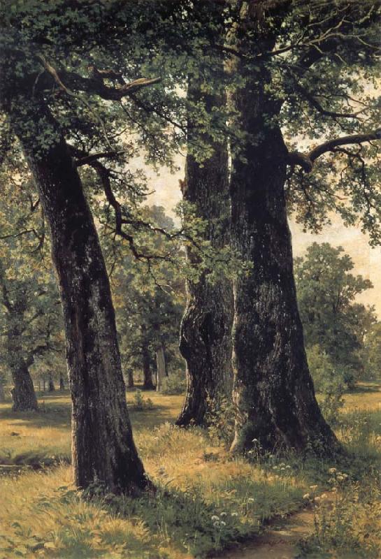 Ivan Shishkin Oak France oil painting art